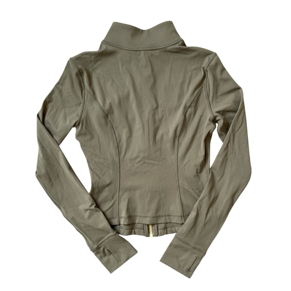 SUUKSESS Cropped Zip Up Workout Jacket Green Size Small - Picture 3 of 4